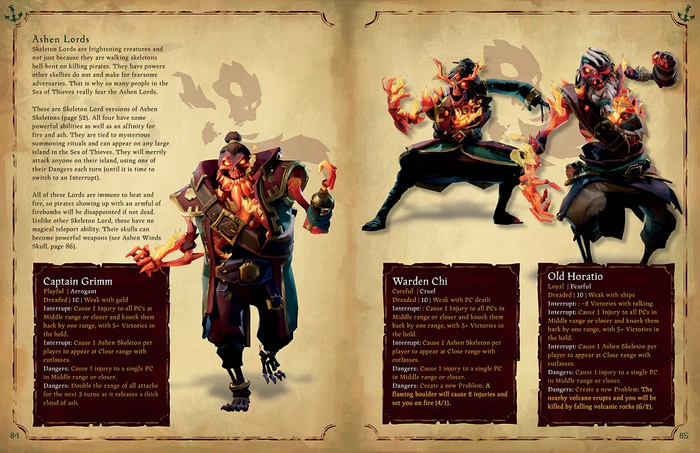 Sea of Thieves Roleplaying Game Combo (Base game, 1x Legendary Dice box and A Tale of Two Captains expansion)