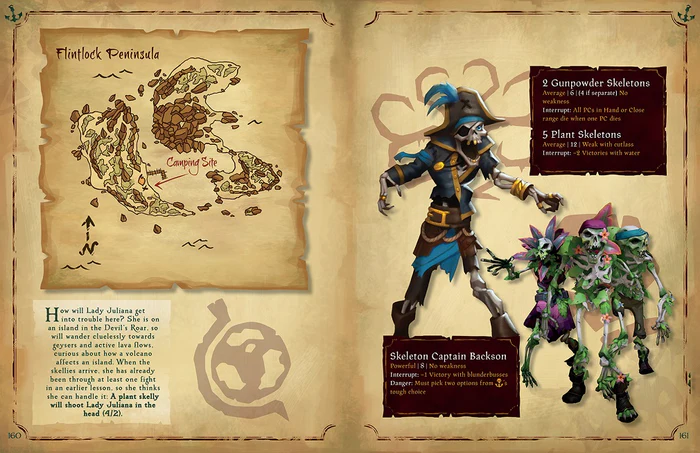 Sea of Thieves Roleplaying Game Combo (Base game, 1x Legendary Dice box and A Tale of Two Captains expansion)