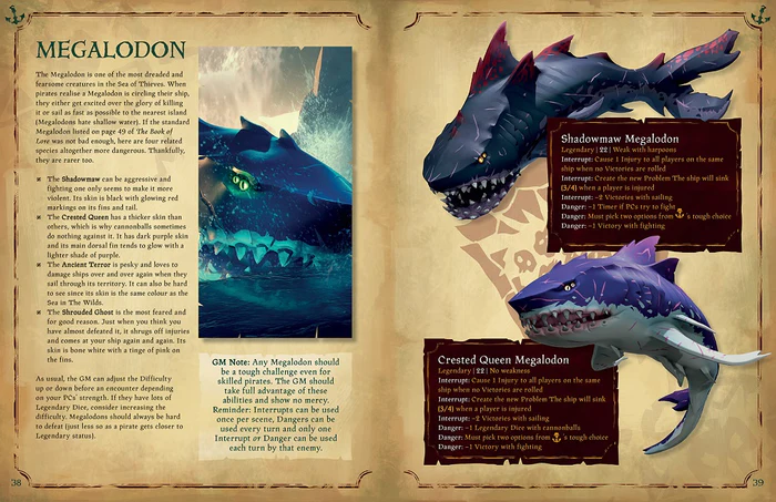 Sea of Thieves Roleplaying Game Combo (Base game, 1x Legendary Dice box and A Tale of Two Captains expansion)
