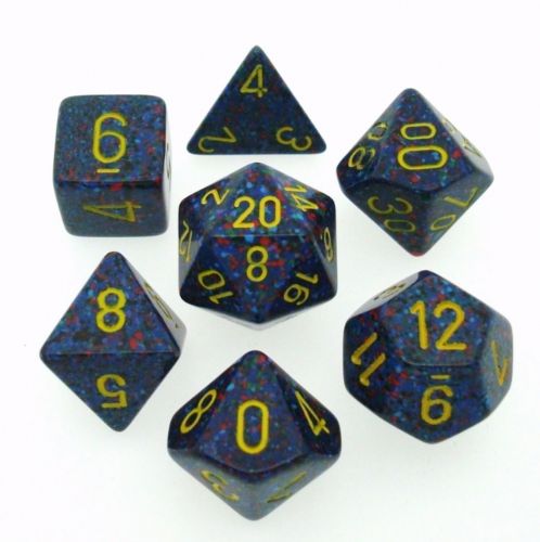 Chessex Speckled Twilight 7 Die Set