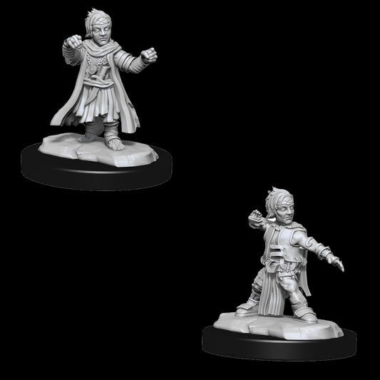 Pathfinder Battles Male Halfling Monk x2 (Unpainted)