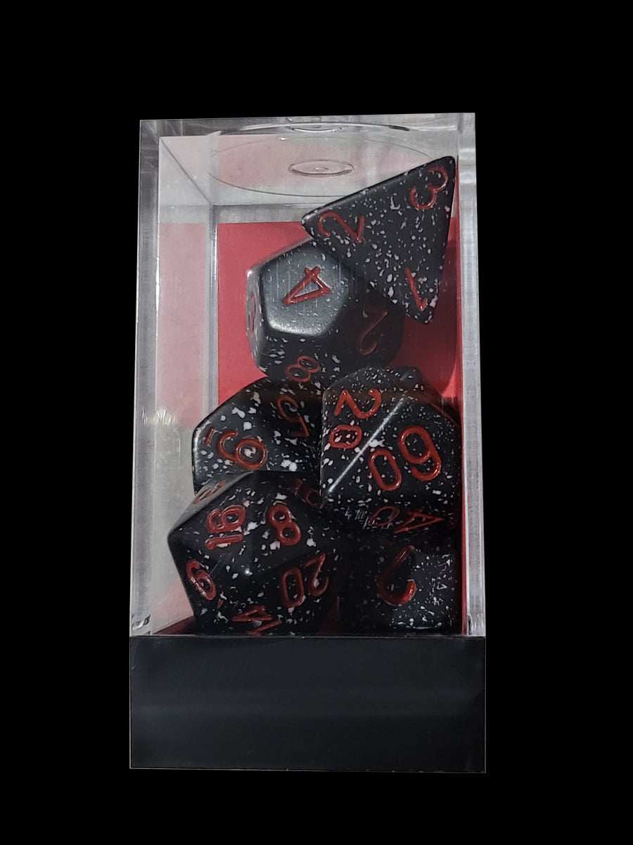 Polyhedral Dice - Speckled Space Set of Seven Dice