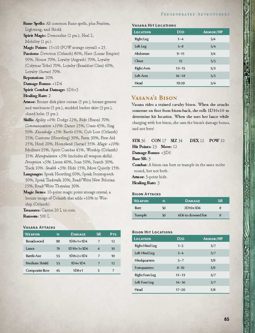RuneQuest: Roleplaying in Glorantha