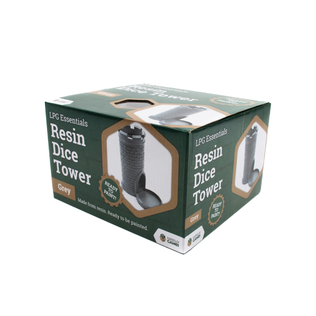 LPG Essentials Resin Dice Tower Grey