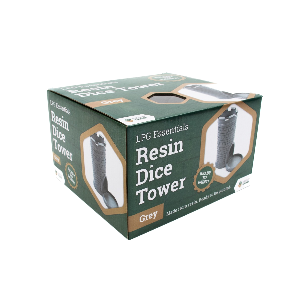 LPG Essentials Resin Dice Tower Grey
