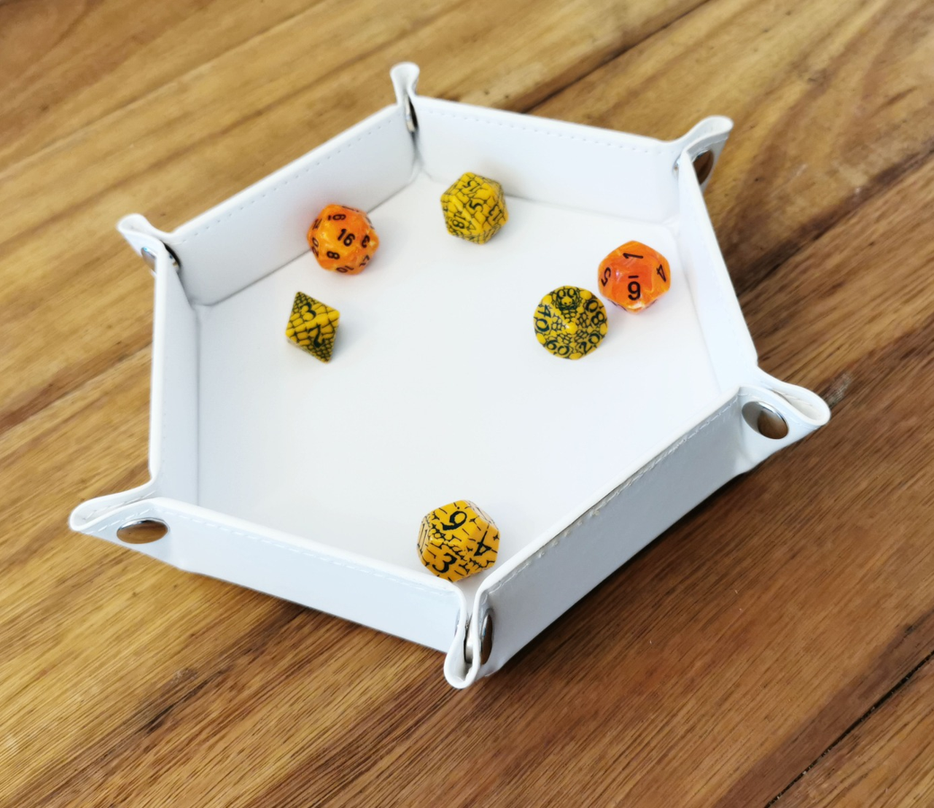 LPG Essentials Hex Dice Tray 15cm White